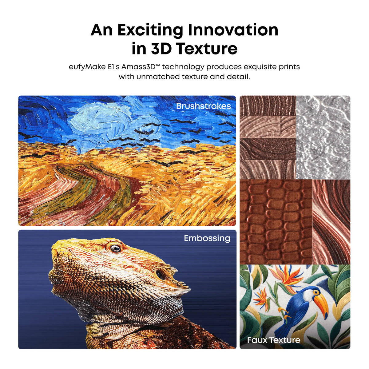 eufyMake E1: the First Personal 3D-Texture UV Printer