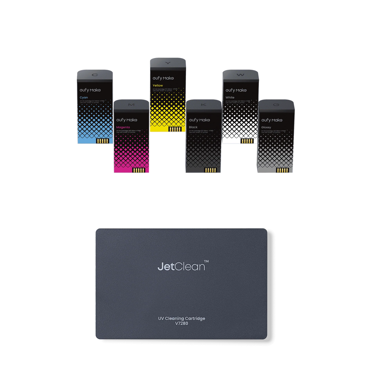 【pre-order】eufyMake Ink and Cleaning Cartridge Kit for UV Printer E1