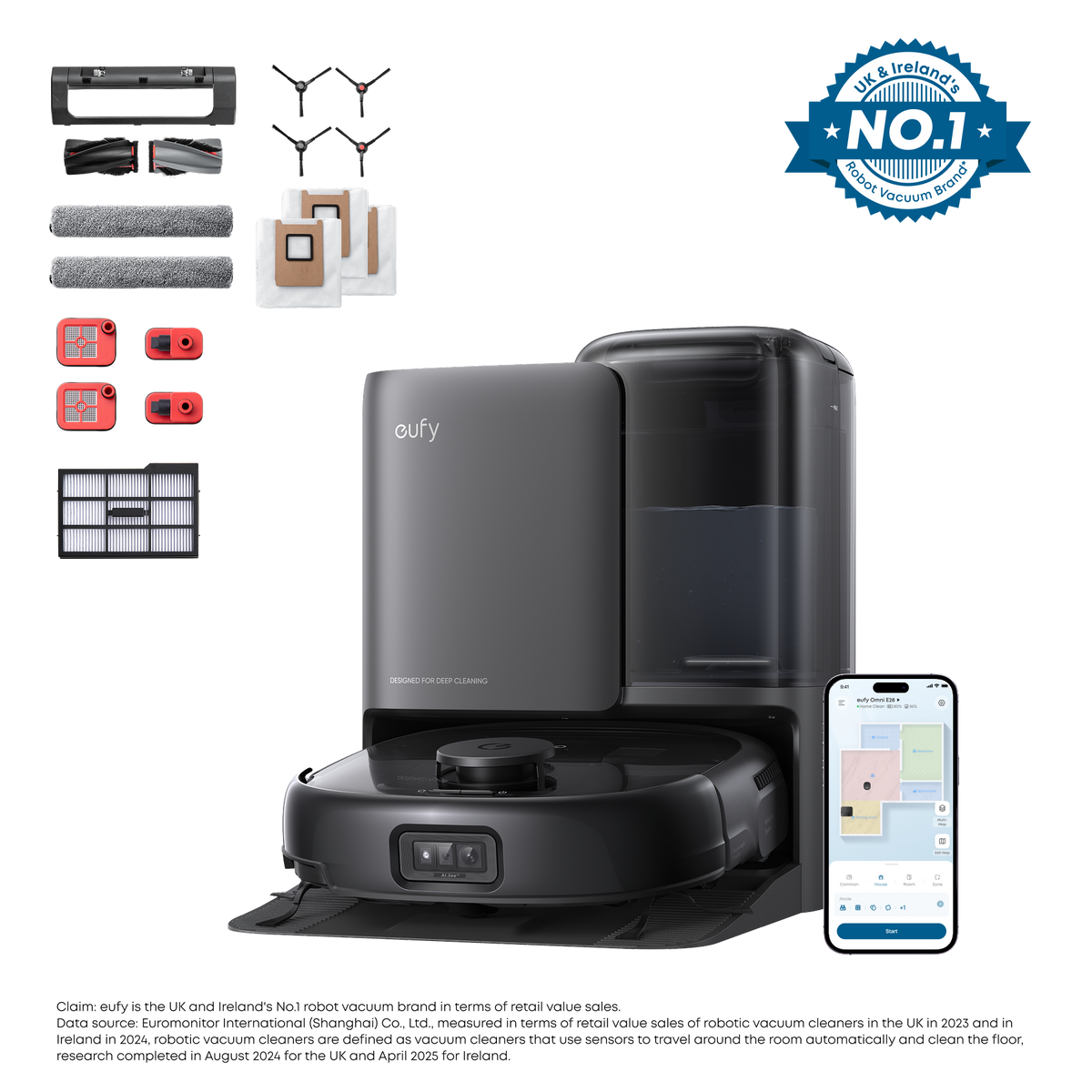 eufy Robot Vacuum Omni E25+ Accessory Kit