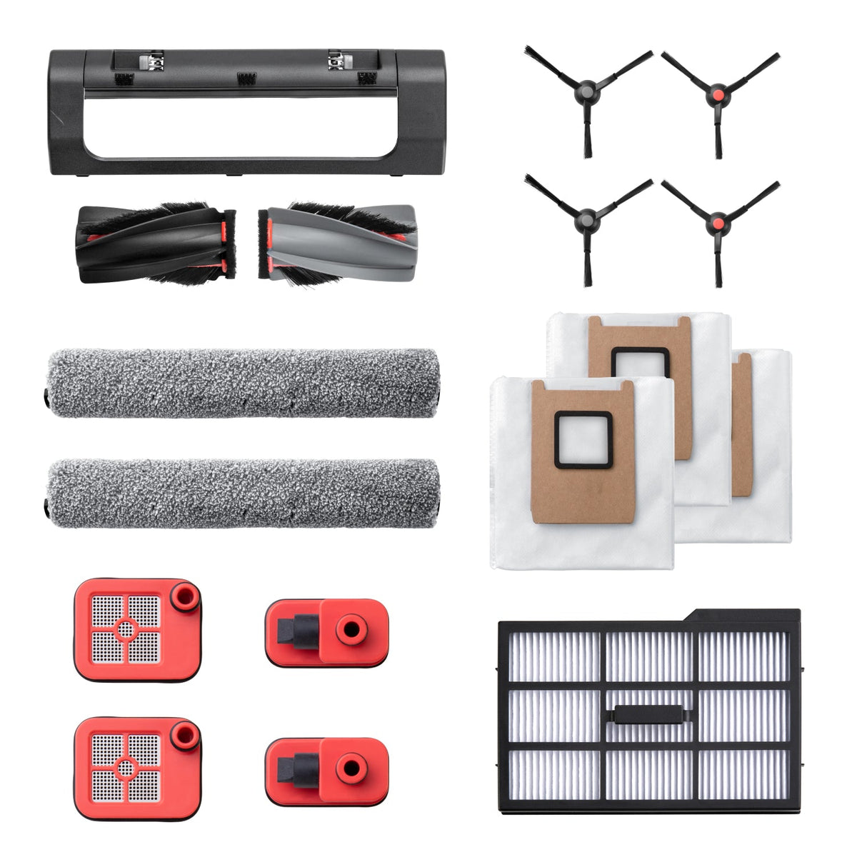 eufy Accessories Package for E28/E25, Side Brush, Filter, Rolling Brush for Robovac, Dustbag, Roller Mop, Dirty Water Reservoir Filter