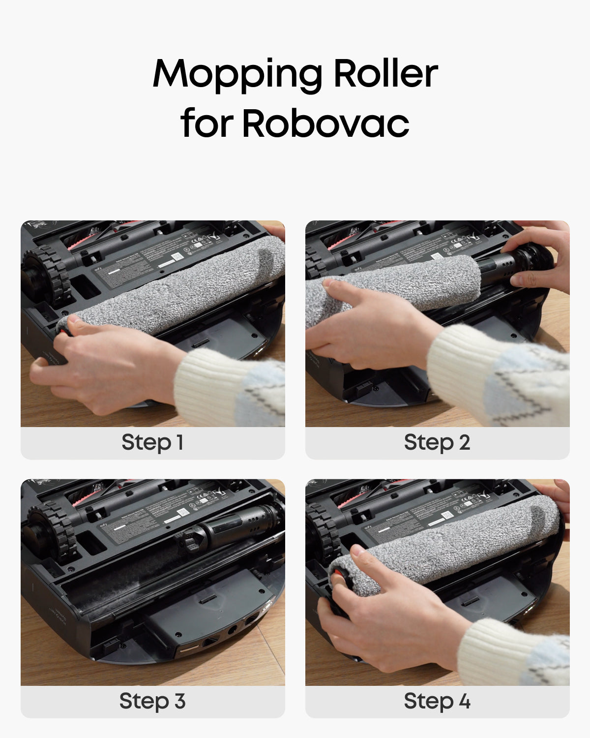 eufy Accessories Package for E28/E25, Side Brush, Filter, Rolling Brush for Robovac, Dustbag, Roller Mop, Dirty Water Reservoir Filter